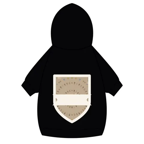 Faith Flag Multi-Faith Harmony Circle Pet Hoodie — back_dtf view