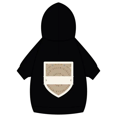 Faith Flag Multi-Faith Harmony Circle Pet Hoodie — back_dtf view