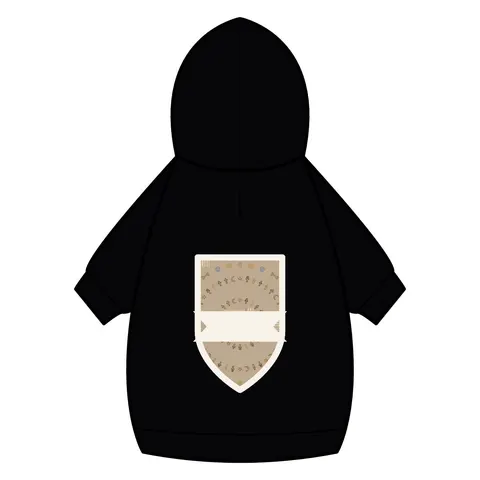 Faith Flag Multi-Faith Harmony Circle Pet Hoodie — back_dtf view