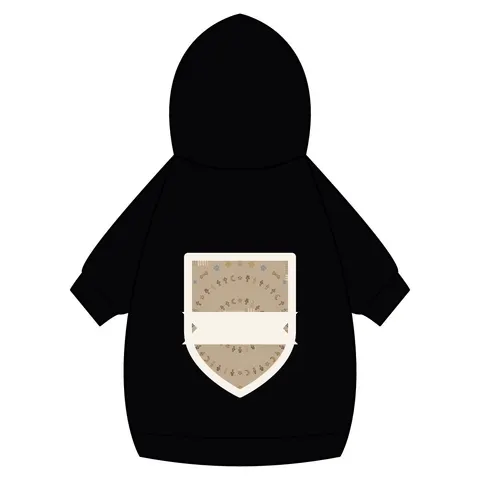 Faith Flag Multi-Faith Harmony Circle Pet Hoodie — back_dtf view