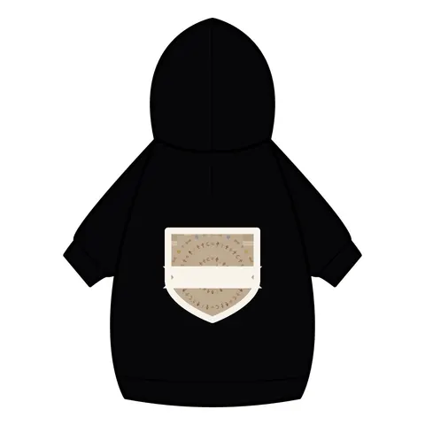 Faith Flag Multi-Faith Harmony Circle Pet Hoodie — back_dtf view