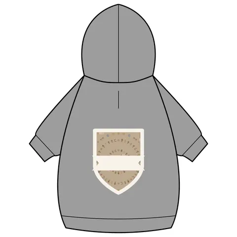 Faith Flag Multi-Faith Harmony Circle Pet Hoodie — back_dtf view