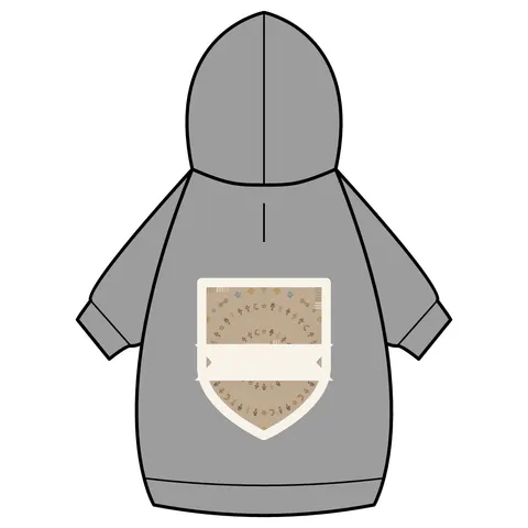 Faith Flag Multi-Faith Harmony Circle Pet Hoodie — back_dtf view