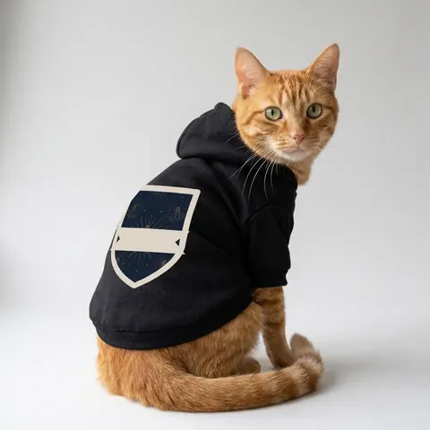Faith Flag Praying Hands Silhouette Pet Hoodie