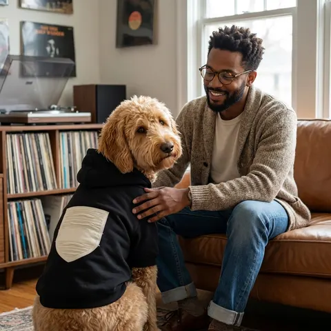 Faith Flag Scripture Highlight Banner Pet Hoodie