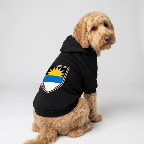 Antigua & Barbuda Rising Sun Pet Hoodie