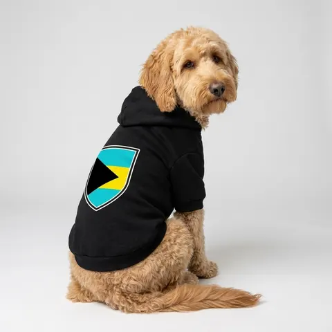Bahamas Aqua Triangle Pet Hoodie