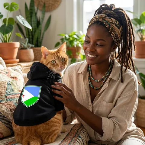Djibouti Blue Green Triangle