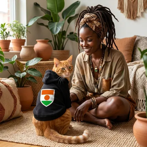 Niger Orange White Green Circle