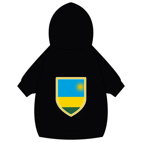 Rwanda Sky Blue & Sun Pet Hoodie — back_dtf view