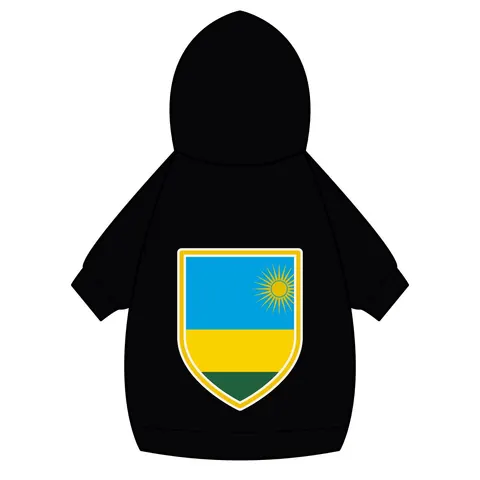 Rwanda Sky Blue & Sun Pet Hoodie — back_dtf view