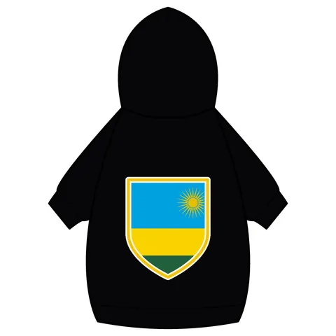 Rwanda Sky Blue & Sun Pet Hoodie — back_dtf view