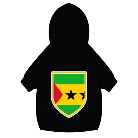 São Tomé & Príncipe Stars & Stripes Pet Hoodie — back_dtf view