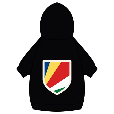 Seychelles Color Fan Pet Hoodie — back_dtf view