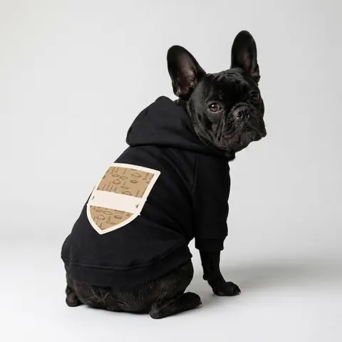 Holiday Family Dinner Icons Pet Hoodie