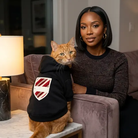 Holiday Candy Cane Twist Pet Hoodie