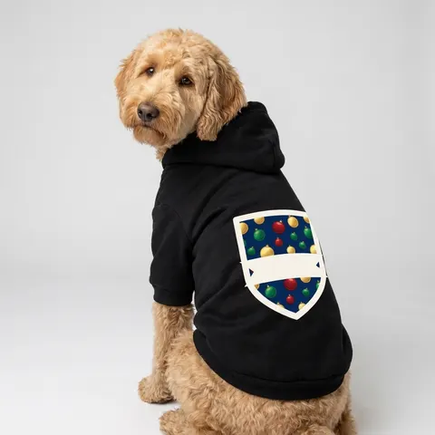 Holiday Glass Ornament Scatter Pet Hoodie