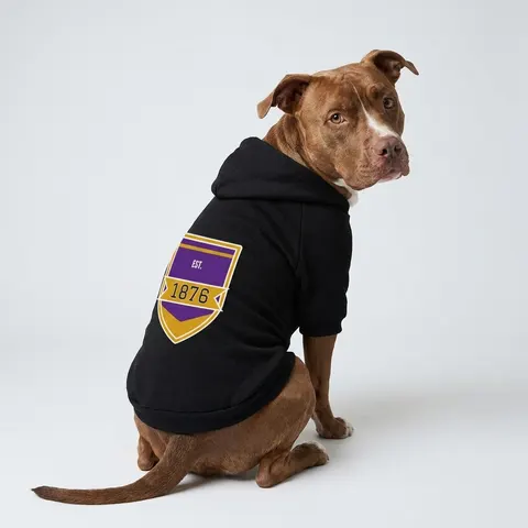 Prairie View 1876 Purple & Gold Pet Hoodie