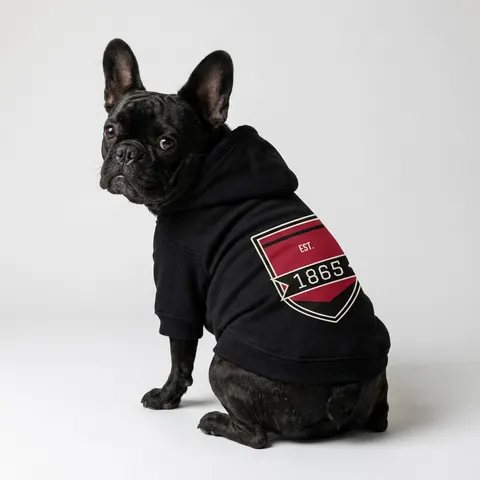 Virginia Union 1865 Crimson & Black Pet Hoodie