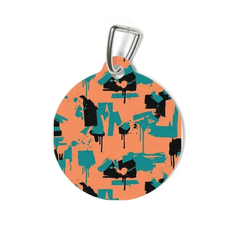 Atlanta Old Fourth Ward Murals Pet Tag — back view