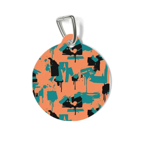 Atlanta Old Fourth Ward Murals Pet Tag — front view