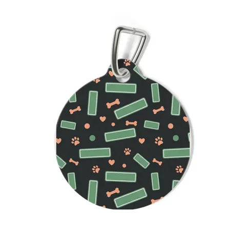 Atlanta Peachtree Signs Pet Tag — back view