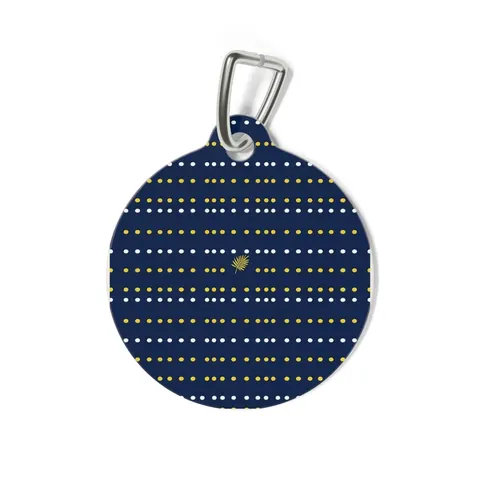 Inglewood Runway Lights Pet Tag — back view