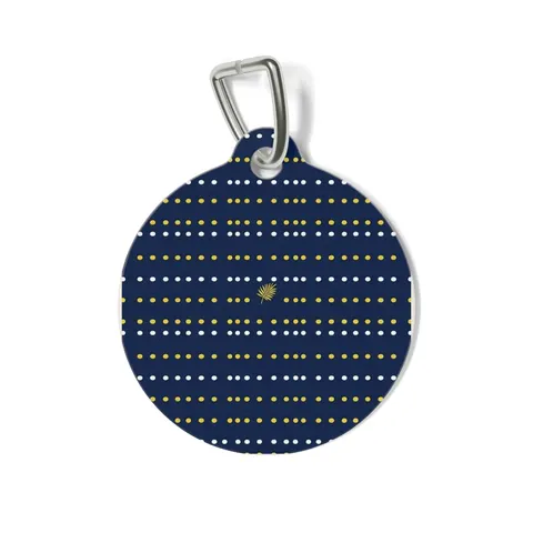 Inglewood Runway Lights Pet Tag — front view