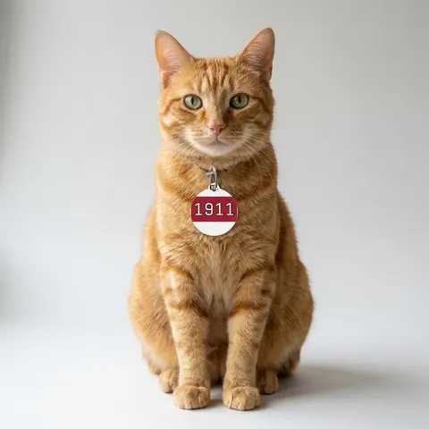 Kappa 1911 Cane Lines Pet Tag