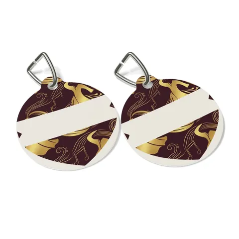 Faith Flag Gospel Choir Robes Pet Tag — other view