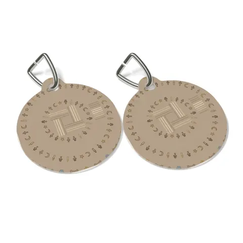 Faith Flag Multi-Faith Harmony Circle Pet Tag — other view