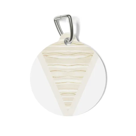 Faith Flag Scripture Highlight Banner Pet Tag — front view