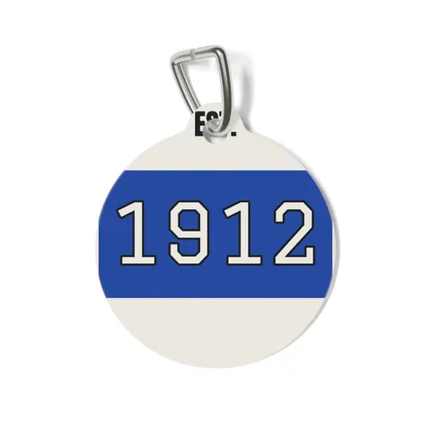 Tennessee State 1912 Royal Pattern Pet Tag — front view
