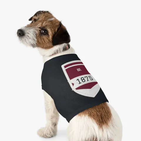 Alabama A&M 1875 Maroon & White Pet Tank Top — other view