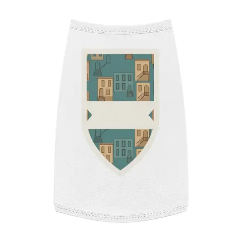 Baltimore Rowhouse Stoops Pet Tank Top — front view