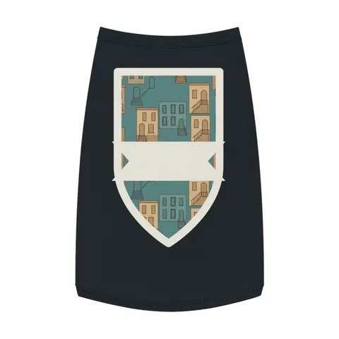 Baltimore Rowhouse Stoops Pet Tank Top — front view