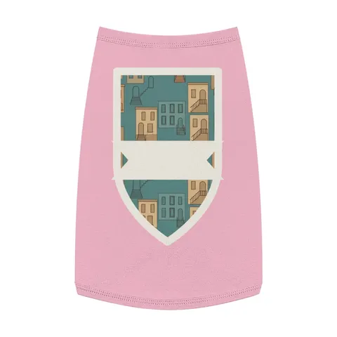 Baltimore Rowhouse Stoops Pet Tank Top — front view