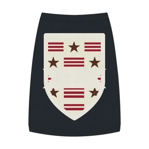 DC Chocolate City Flag Stars Pet Tank Top — front view