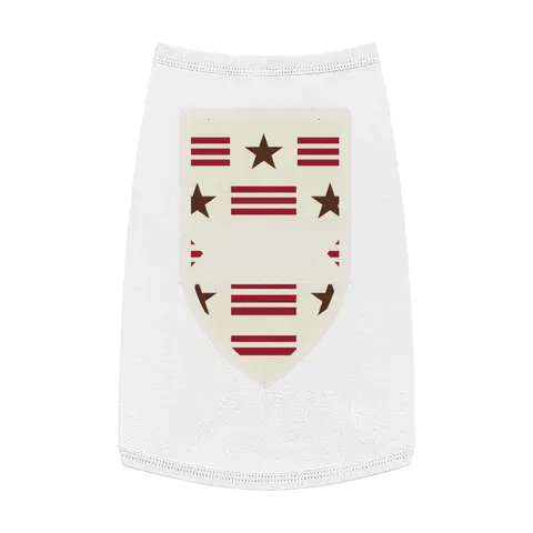 DC Chocolate City Flag Stars Pet Tank Top — front view