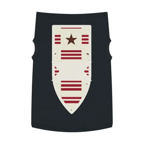 DC Chocolate City Flag Stars Pet Tank Top — front view