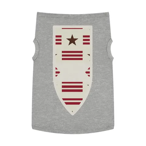 DC Chocolate City Flag Stars Pet Tank Top — front view