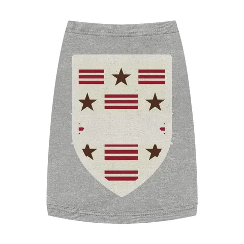 DC Chocolate City Flag Stars Pet Tank Top — front view