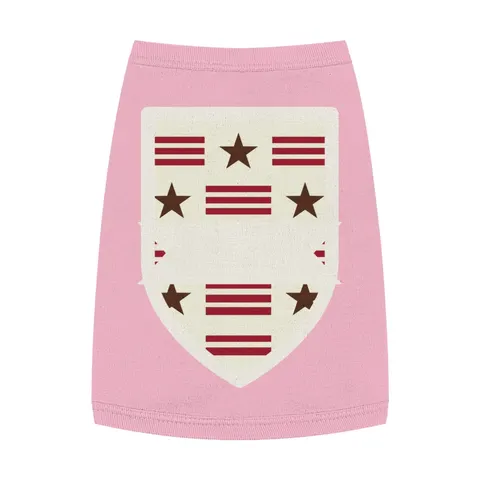 DC Chocolate City Flag Stars Pet Tank Top — front view