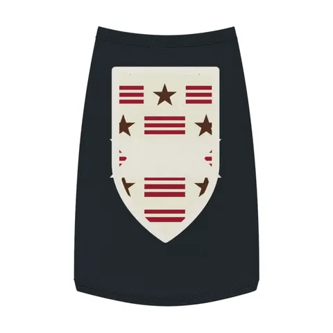 DC Chocolate City Flag Stars Pet Tank Top — front view