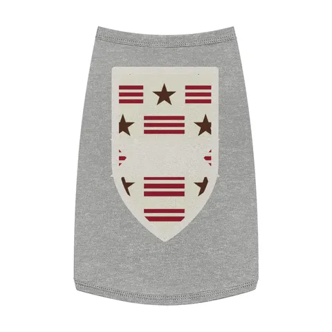DC Chocolate City Flag Stars Pet Tank Top — front view