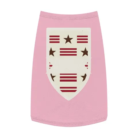 DC Chocolate City Flag Stars Pet Tank Top — front view