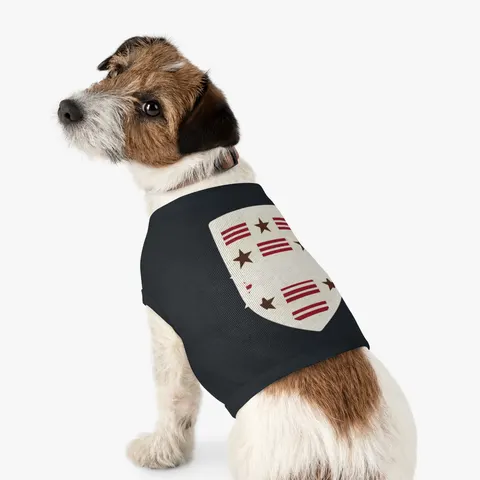 DC Chocolate City Flag Stars Pet Tank Top — other view