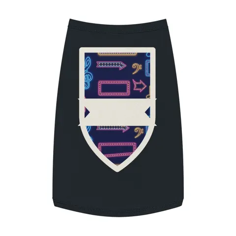 Detroit Motown Neon Pet Tank Top — front view