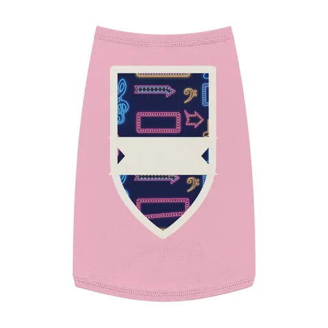 Detroit Motown Neon Pet Tank Top — front view