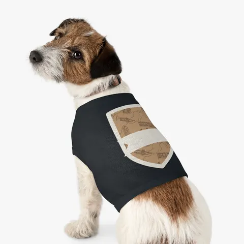 Harlem Brownstone Jazz Lines Pet Tank Top — other view